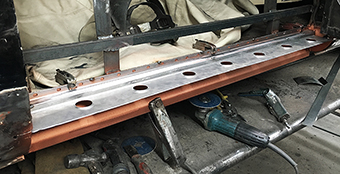 motor vehicle structural welding